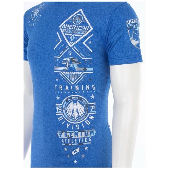 American Fighter Men's T-shirt MCCORMICK Crew neck Athletic Fit - Picture 6 of 11